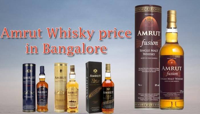 Amrut Whisky price in Bangalore 2023