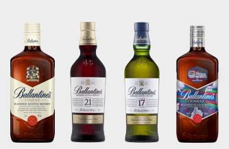 Ballantine Whisky price in up